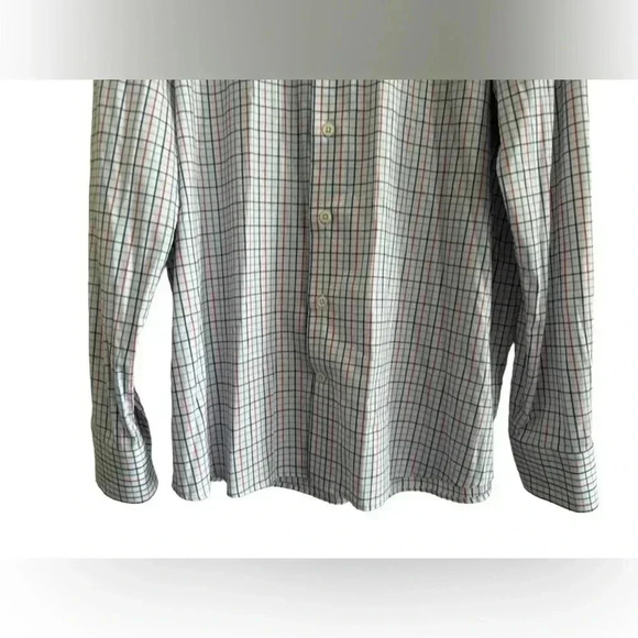 Johnnie O Men’s  Multicolor Plaid Button Down Shirt Size L - Picture 3 of 12